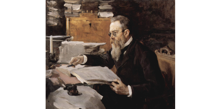 Nikolai Rimsky-Korsakov, Valentin Serov. 1898. Collection of State Tretyakov Gallery