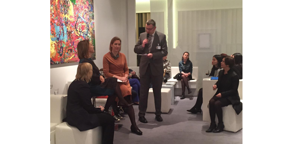 Inna Bazhenova at TEFAF: talk about art and publishing