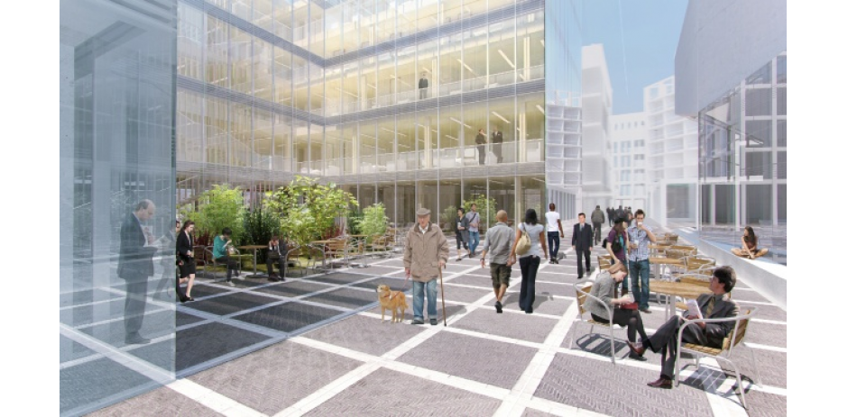 Office building. A project of MARCH School graduate Natalia Bakaeva